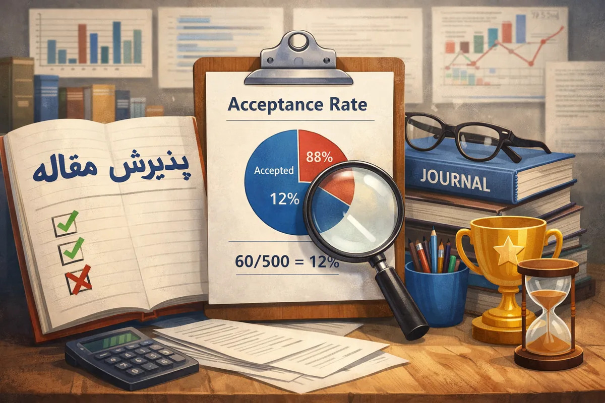 پذیرش مقاله و نرخ پذیرش مجله: راهنمای تفسیر و یافتن شانس اکسپت