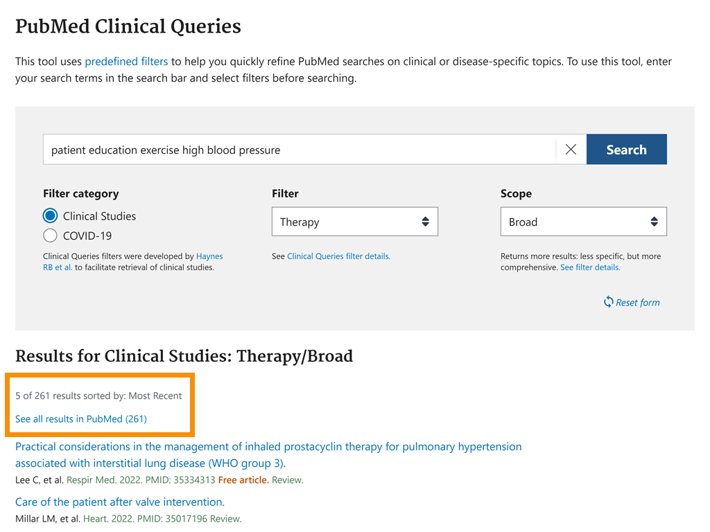 صفحه نتایج سرچ در پابمد